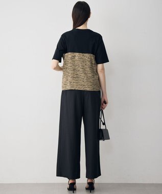 ICB L 【先行予約】Ry/Liバイオストレッチ ワイドパンツ ブラック