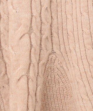 Feroux 【セットアイテム】ケーブルニット セットアップ ベージュ系