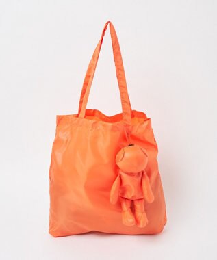 WEGO ぬいぐるみトートバッグ オレンジ