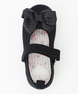 ANY KIDS リボンベルクロハンプバレエ ブラック系