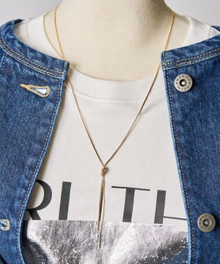 AMERICAN HOLIC ノットチェーンネックレス Gold