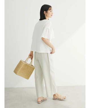 Green Parks ・ＳＵＧＡＲ　ＳＰＯＯＮ　レースフリルプルオーバー Off White