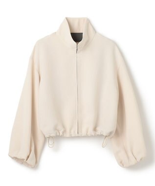 uncrave 【防シワ・洗濯機洗い可】ウォッシャブルダブルクロス トラックジャケット（uncrave STANDARD） エクリュ