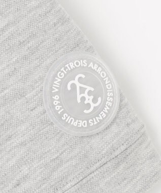 23区GOLF 【WOMEN】【吸水速乾/UVケア】長めの半袖丈でトレンドのモードスタイル！スウェットモックネック ライトグレー系