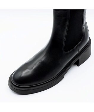 APOM 本革モールドソールチェルシーブーツ 45 ブラック