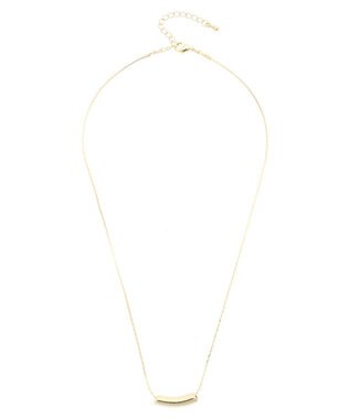 AMERICAN HOLIC 変形メタルバーネックレス Gold