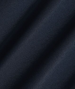 uncrave トリコットシフォン ギャザーパンツ ネイビー