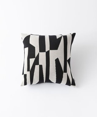 TRICOTE ランダムブロッククッションカバー  (オーガニック) 99BLACK