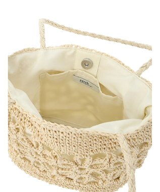 earth music&ecology フラワーペーパートート Natural