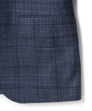 J.PRESS MEN 【KING SIZE】【ソフトタッチツイスト】ミスティックチェック ジャケット ダルブルー系4