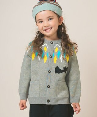 ami amie 【UNISEX】コウモリカーディガン145cm グレー