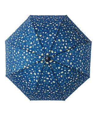MOONBAT estaa 【耐風】長傘 ダンシングフラワー UV ネイビーブルー