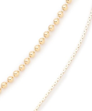 23区 【先行予約】3WAY メタルボール＆チェーン ネックレス ゴールド系