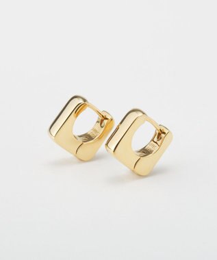 NAVE スクエアピアス Sサイズ ゴールド系