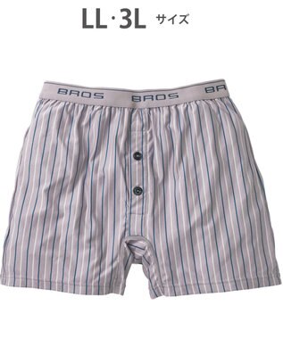 WACOAL MEN トランクス　しめつけすぎずダブつかない。　ストレッチ素材　スリムスタイル　前開き　GT4110　/ブロス グレー