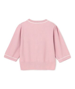 TOCCA 【鈴木ゆうかさん着用】HONEYCOMB MESH KNIT カーディガン ピンク系