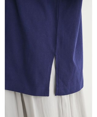 Green Parks シンプルフェミニンロゴチュニック Navy