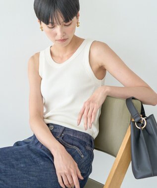 AMERICAN HOLIC アソートテレコタンクトップ Ivory