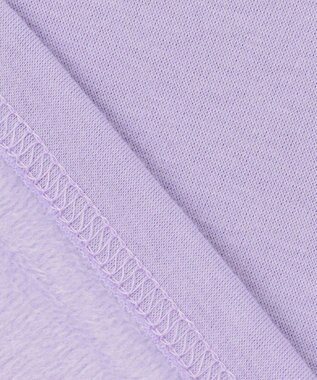 ANY KIDS 裏シャギーポシェットトレーナー ラベンダー×ハート