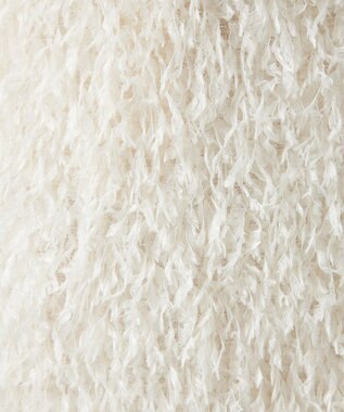 NAVE 【Nave・洗える】フェザーフリンジ スカート アイボリー系