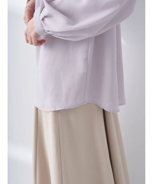 earth music&ecology ２ＷＡＹスタンドフリルブラウス Pink