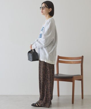 AMERICAN HOLIC 【先行予約】【イージーケア】アソート柄パンツ Brown