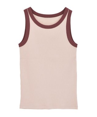 AMERICAN HOLIC アソートテレコタンクトップ Salmon Pink