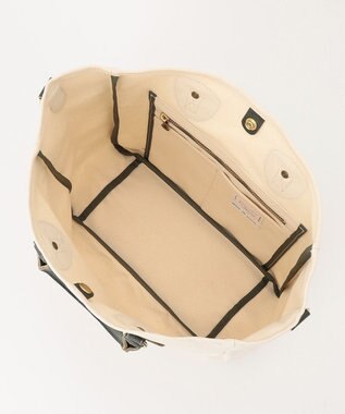 UNBILLION Otias 8号キャンバスシュリンクレザートートバッグ カーキ