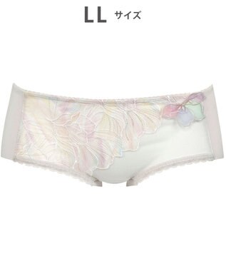 Wing Wing Lesiage　【2750シリーズ】ペアショーツ　アウターにひびきにくい　はきこみ丈あさめ　ウイング／ワコール　PF2751 シェルベージュ