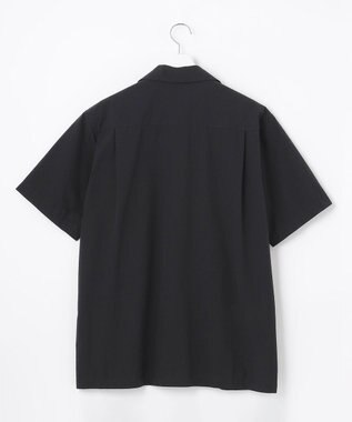 UNFILO MENS FINE MOVE オープンカラーシャツ [23年春夏商品] ブラック