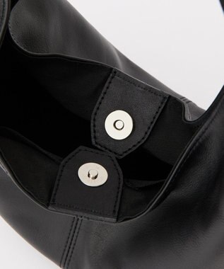 russet レザーホーボーバッグ M(CE-1658) Black