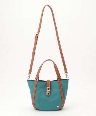 LA BAGAGERIE ひねり金具付きエレガンストート　SSサイズ グリーン