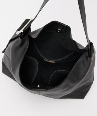 russet レザーホーボーバッグ M(CE-1658) Black