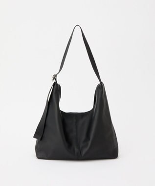 russet レザーホーボーバッグ M(CE-1658) Black