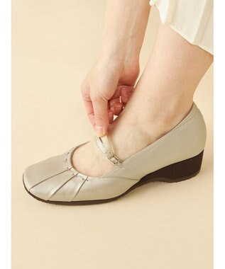 ASICS WALKING ペダラ WC085B 2E ヒール高4.0cm グレー系