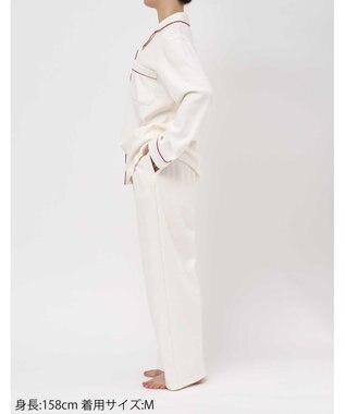 une nana cool 【綿100%】メリークリスマス！パジャマ MADE WITH LIBERTY FABRIC ホワイト