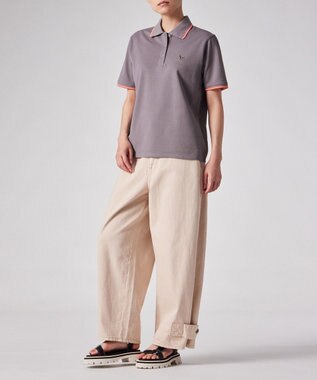 Paul Smith  ゼブラ ティップライン ポロシャツ ラベンダー