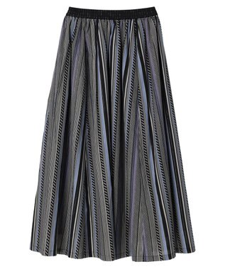 Green Parks ・ＥＬＥＮＣＡＲＥ　ＤＵＥ　マルチストライプスカート Blue