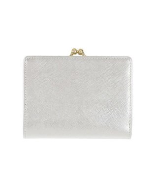 LANVIN en Bleu リュクサンブールブリエ 口金二つ折り財布 シルバー