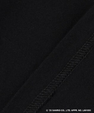 ANY KIDS 【ハローキティ×ANY KIDS】アップリケ 長袖Tシャツ ブラック