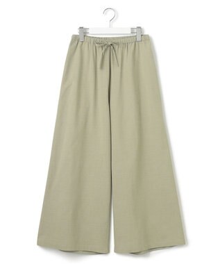 J.PRESS YORK STREET 【WOMEN】リネンライクリラックス ワイドパンツ