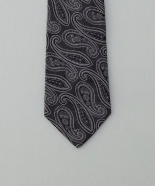 GOTAIRIKU GOTAIRIKU別注【日本製】シルク ネクタイ_ペイズリー柄 グレー系4