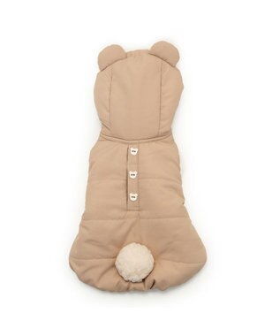 PET PARADISE ペットパラダイス くまちゃん 遠赤外線 綿入れベスト 小型犬 ベージュ