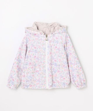 ANY KIDS 【フード取り外し/洗濯機可能】撥水加工リバーシブルゾン ミルクティー