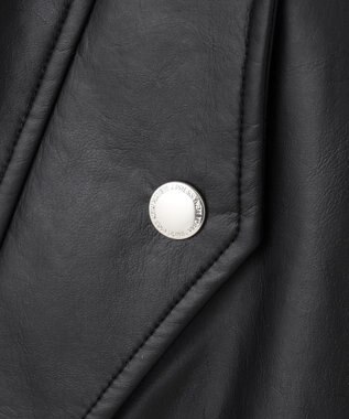 J.PRESS MEN 【プロテインレザー】ゴルフジャケット ブラック系