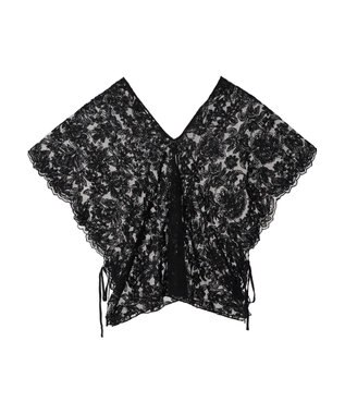 Green Parks ・ＳＵＧＡＲ　ＳＰＯＯＮ　２ｗａｙ刺繍レースベスト Black