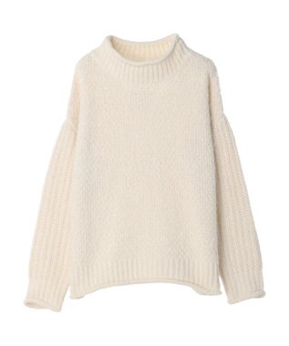CRAFT STANDARD BOUTIQUE バスケットモールスタンドネックプルオーバー Ivory