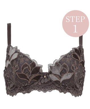 BRADELIS New York 【BRADELIS New York / 育乳補整ブラ・STEP1 集める】ウェンディステップ1ブラ25A1  補正 ブラジャー