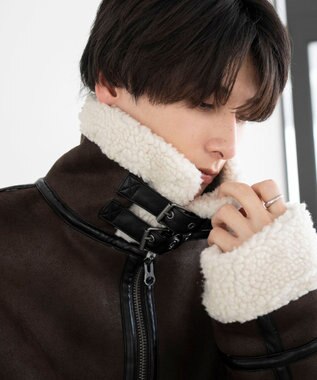 WEGO 【25年秋冬新作/ユニセックス着用ITEM/MLサイズ展開】B－3ジャケット ブラウン