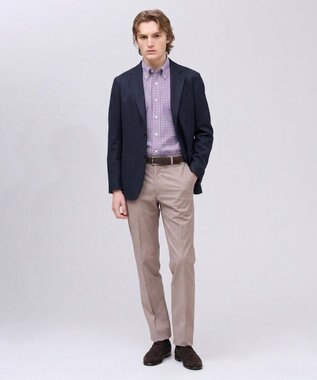 J.PRESS MEN 新色追加【WEB限定】【吸水速乾 / 洗える / 超軽量 / ストレッチ】ブリーザブルレノクロス ジャケット ネイビー系 (26年新色)